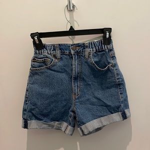 Garage Shorts Blue Mom Jean Shorts, Black Floral Shorts, Black Mom Denim Shorts
